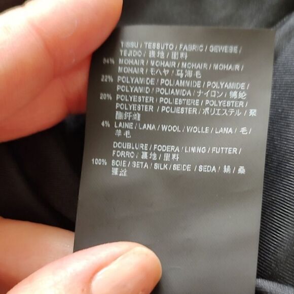 Saint Lauren Jacquard Mohair Dinosaur Cardigan in Multi Size XS - Picture 11 of 14